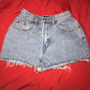 Vintage gap denim cutoff shorts